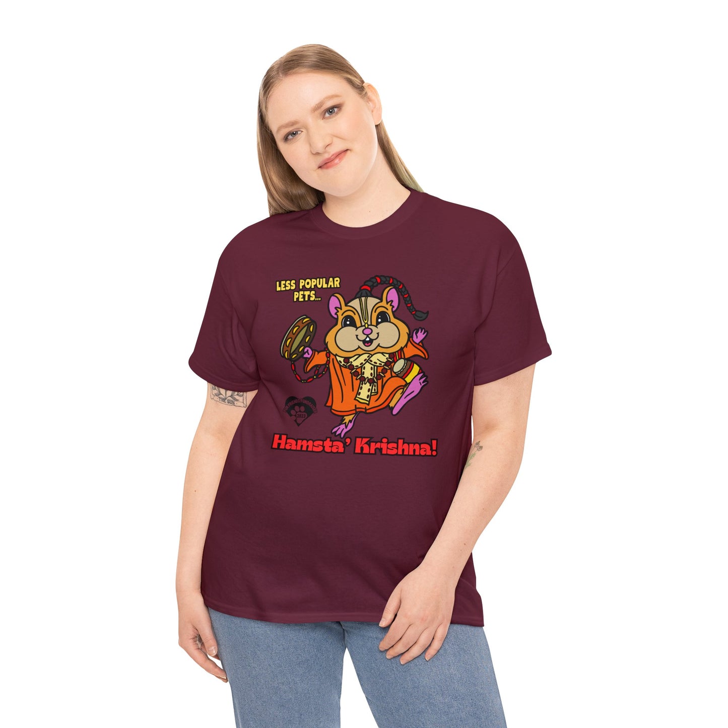 Hamsta' Krishna! Unisex Heavy Cotton Tee