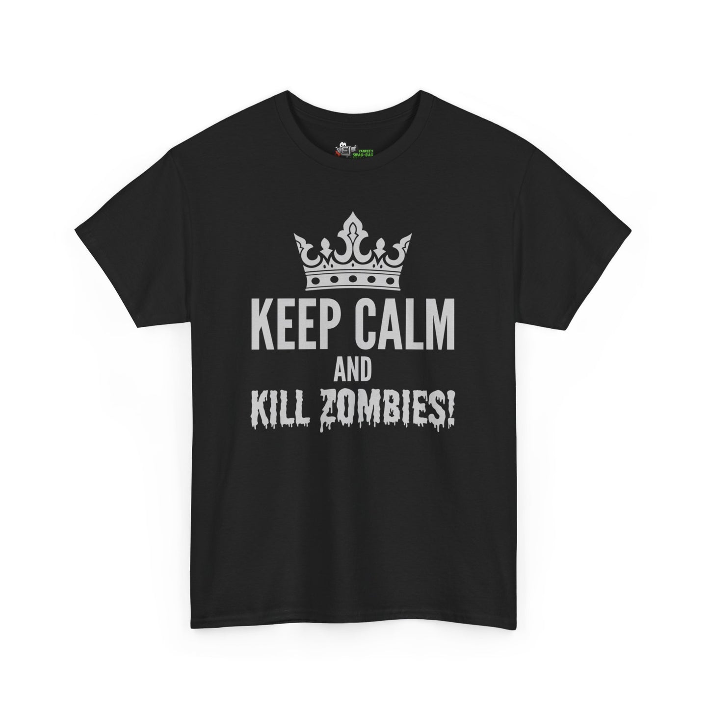 Keep Calm & Kill Zombies! Unisex Heavy Cotton Tee
