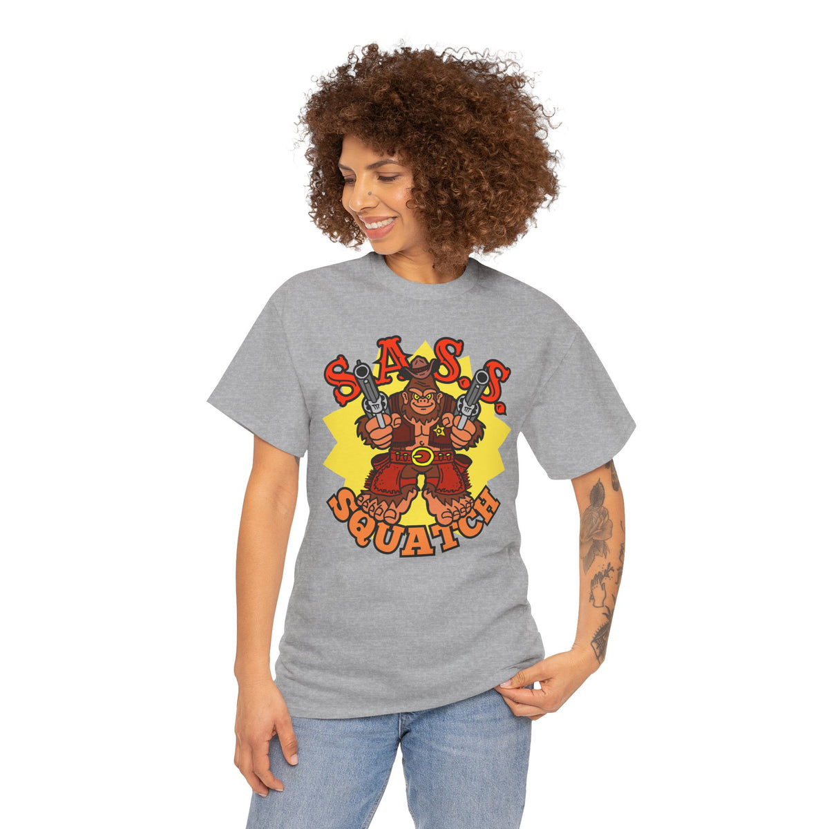 SASS-Squatch Unisex Heavy Cotton Tee