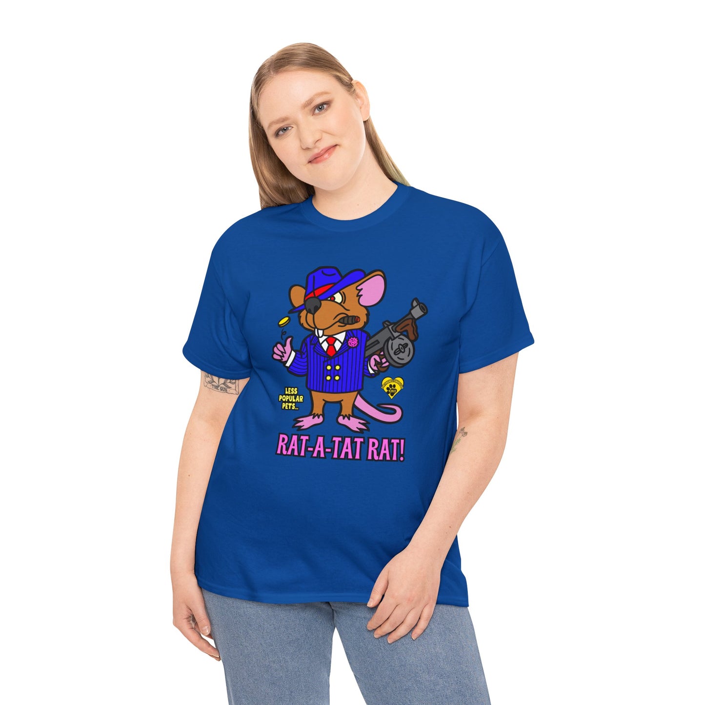 Rat-a-tat Rat! Unisex Heavy Cotton Tee