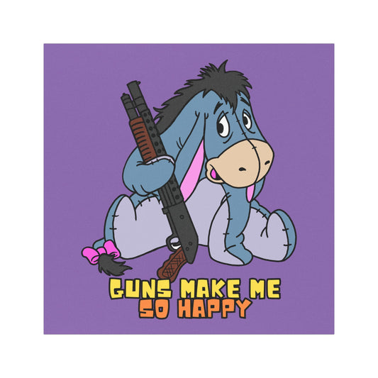 Guns Make Me Happy! Car Magnets
