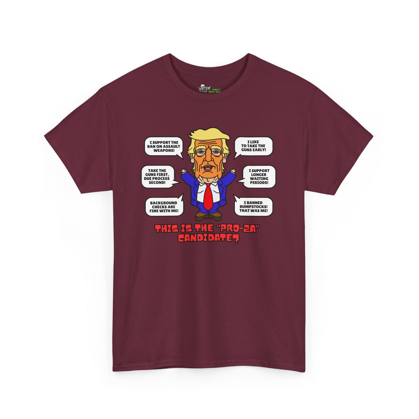 Trump on Guns! Unisex Heavy Cotton Tee