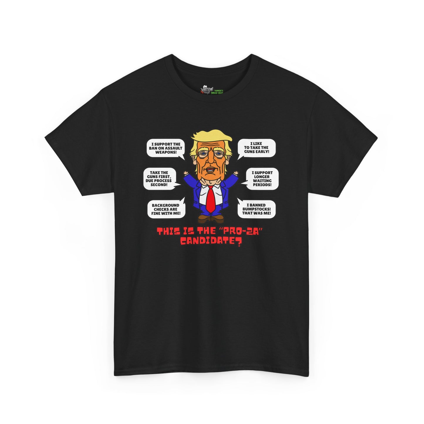 Trump on Guns! Unisex Heavy Cotton Tee