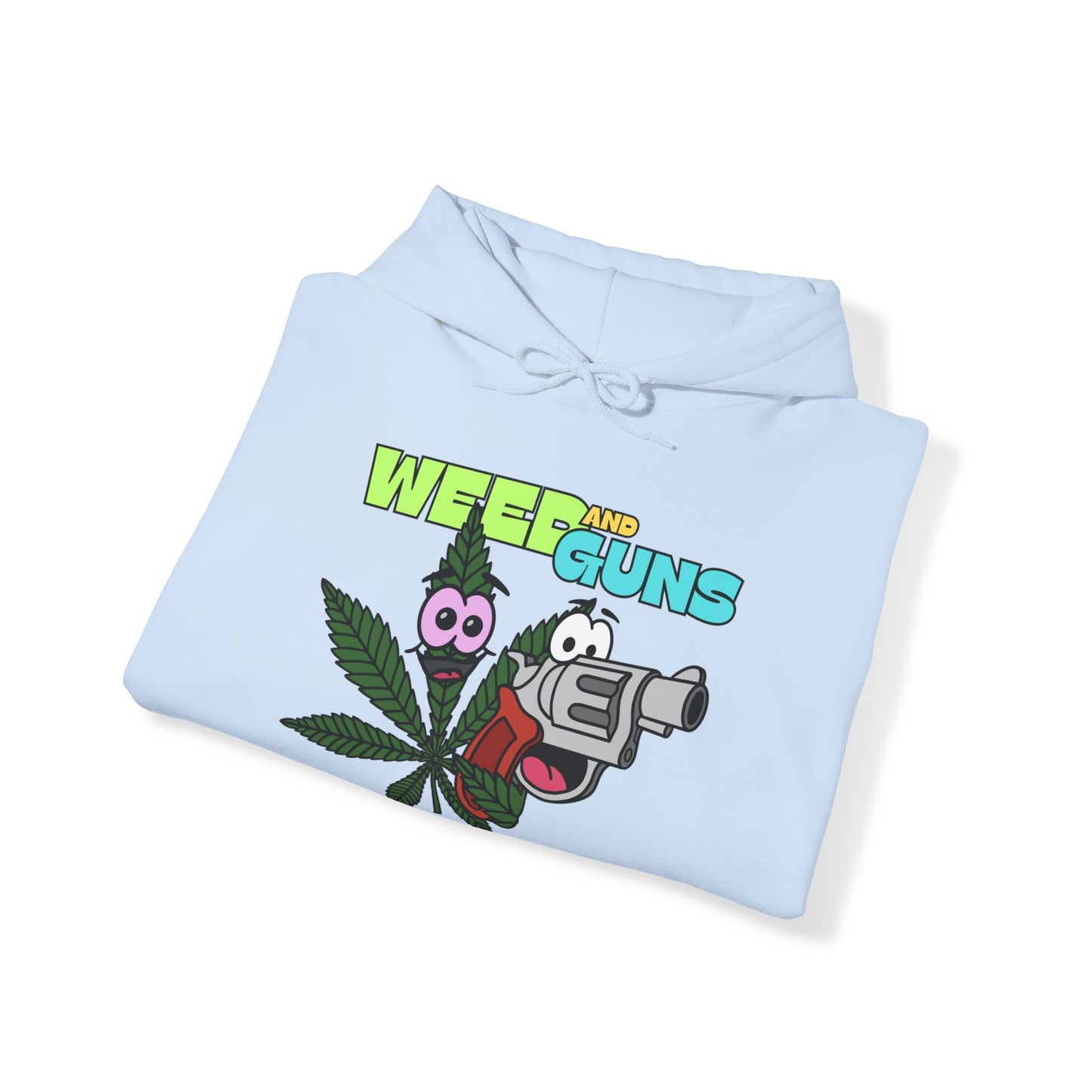 Weed & Guns! Unisex Heavy Blend™ Hooded Sweatshirt