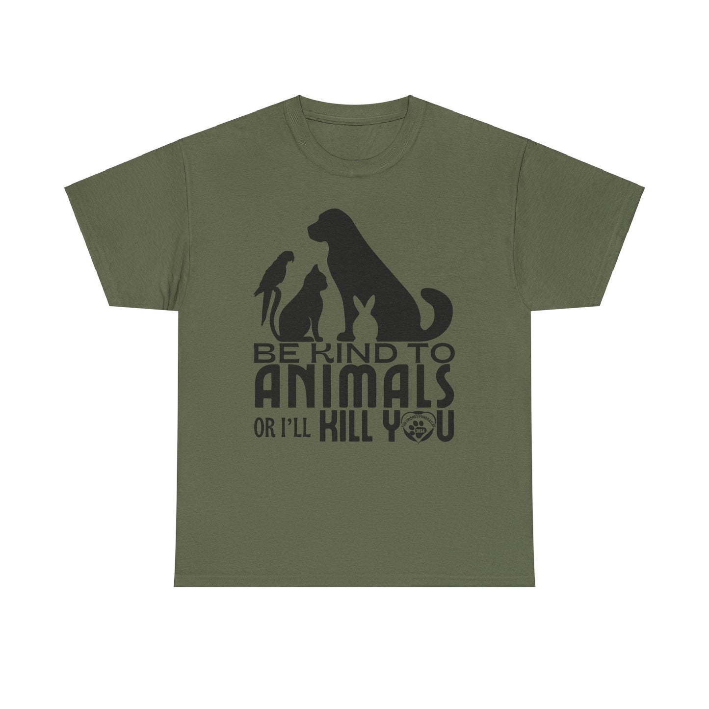 Be Kind (Save a Pet!) Unisex Heavy Cotton Tee