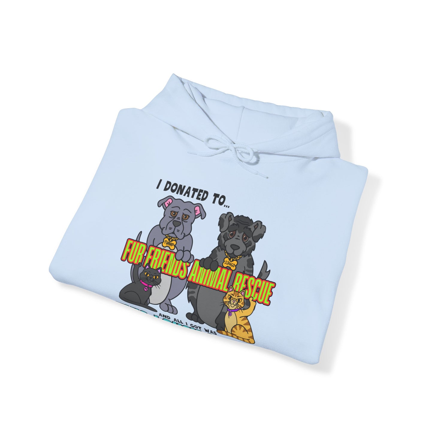 Fur Friends Donation (+1 GCG Entry) Unisex Heavy Blend™ Hooded Sweatshirt