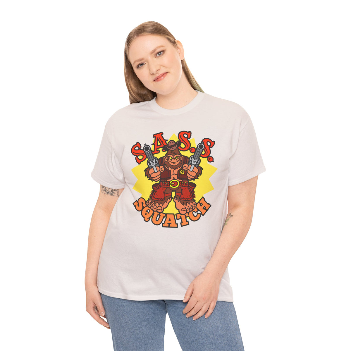 SASS-Squatch Unisex Heavy Cotton Tee