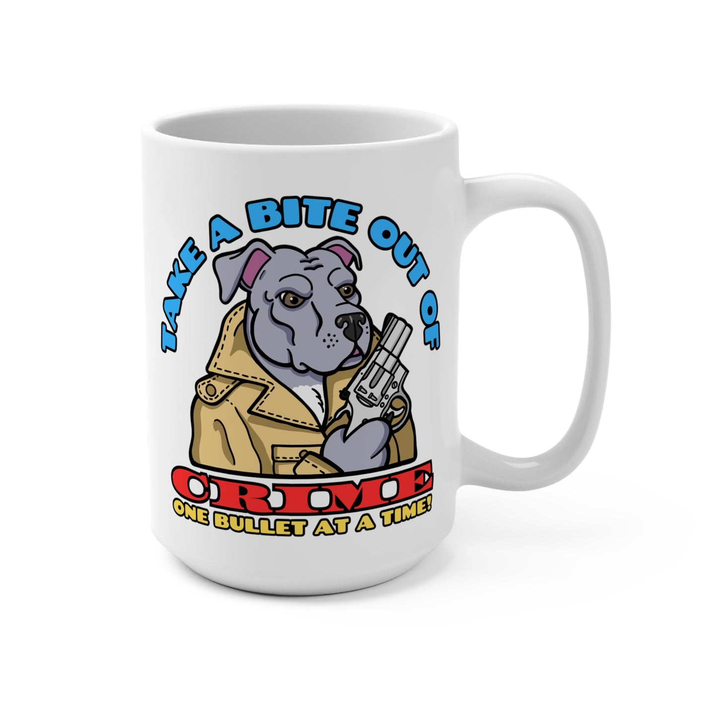 Bite Out of Crime! Mug 15oz