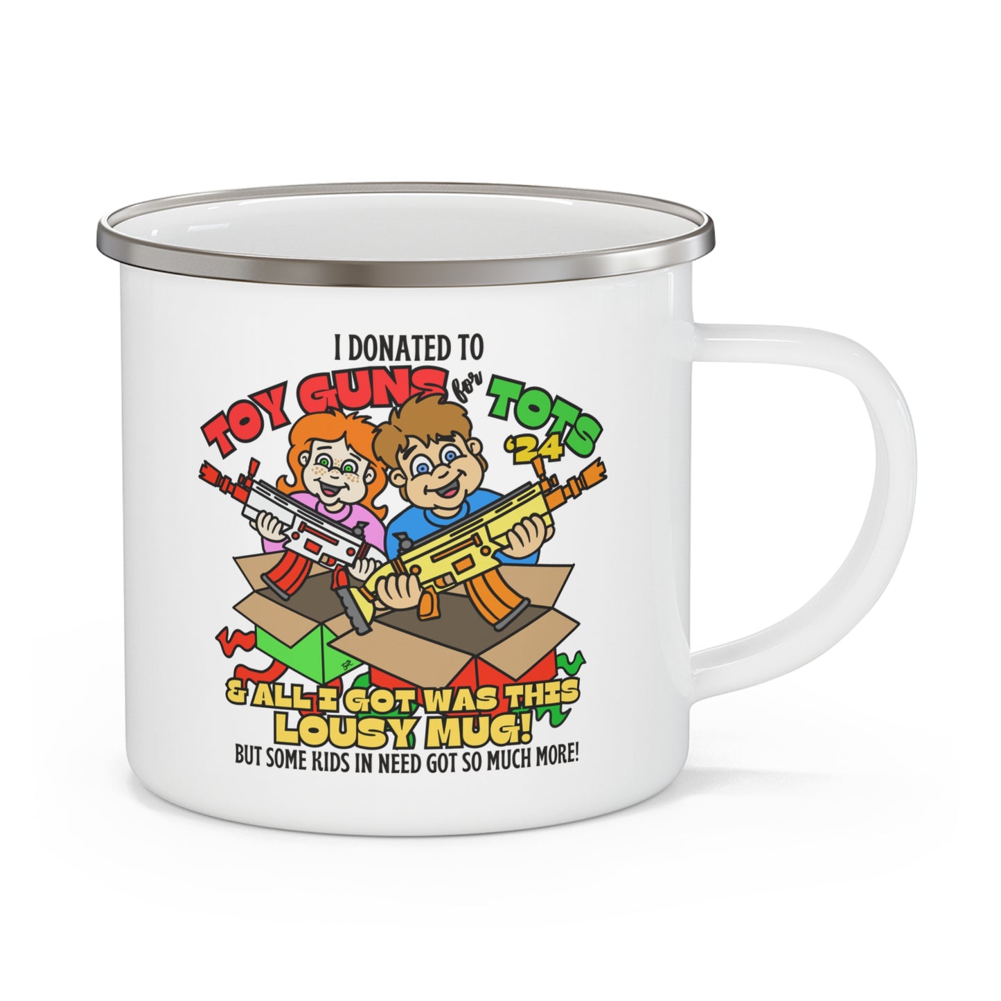 TG4T Donation Enamel Camping Mug