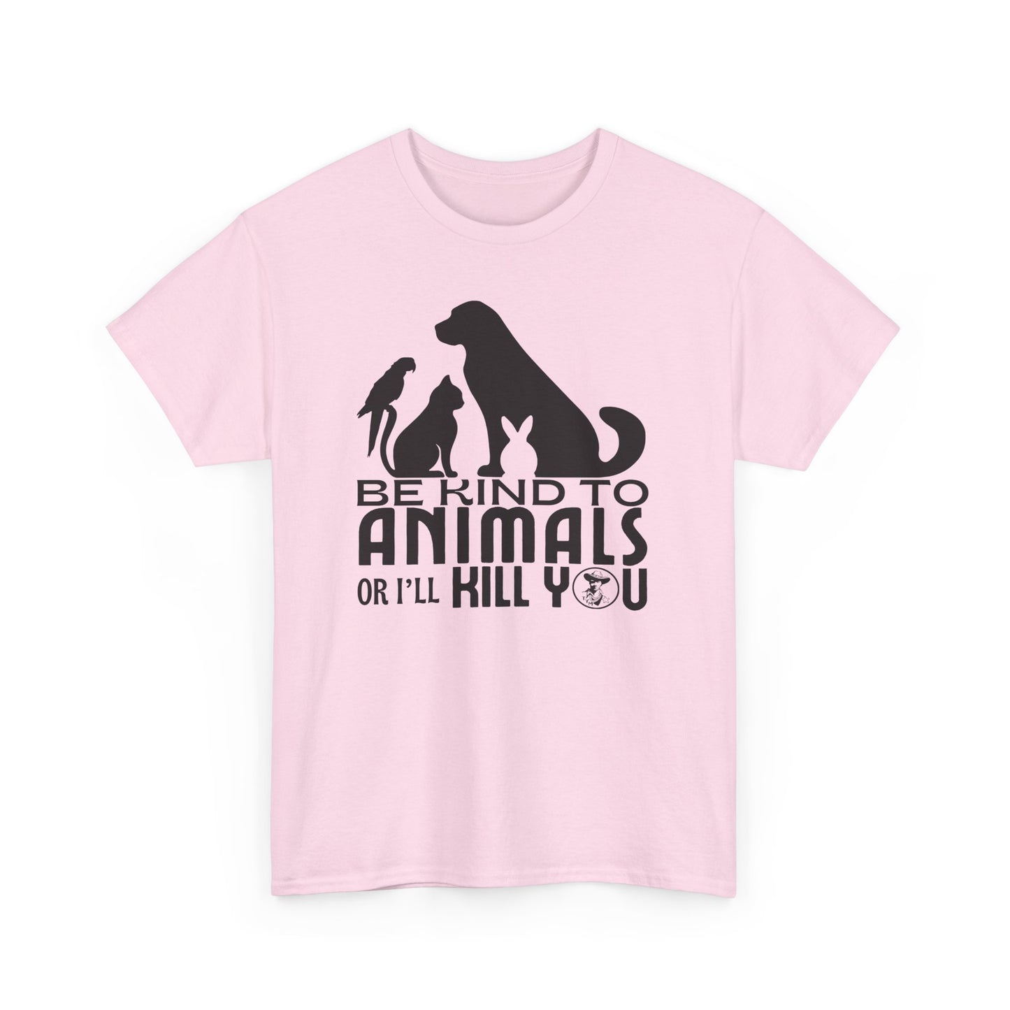 Be Kind to Animals! Unisex Heavy Cotton Tee