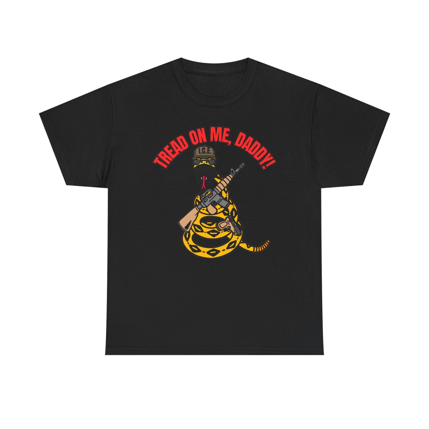 Tread On Me, Daddy! (ICE) Unisex Heavy Cotton Tee