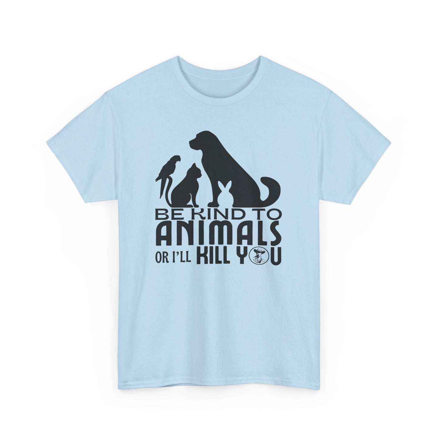 Be Kind to Animals! Unisex Heavy Cotton Tee