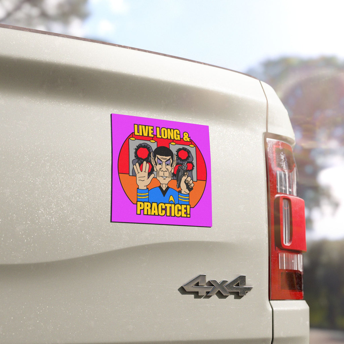 Live Long & Practice! Car Magnets
