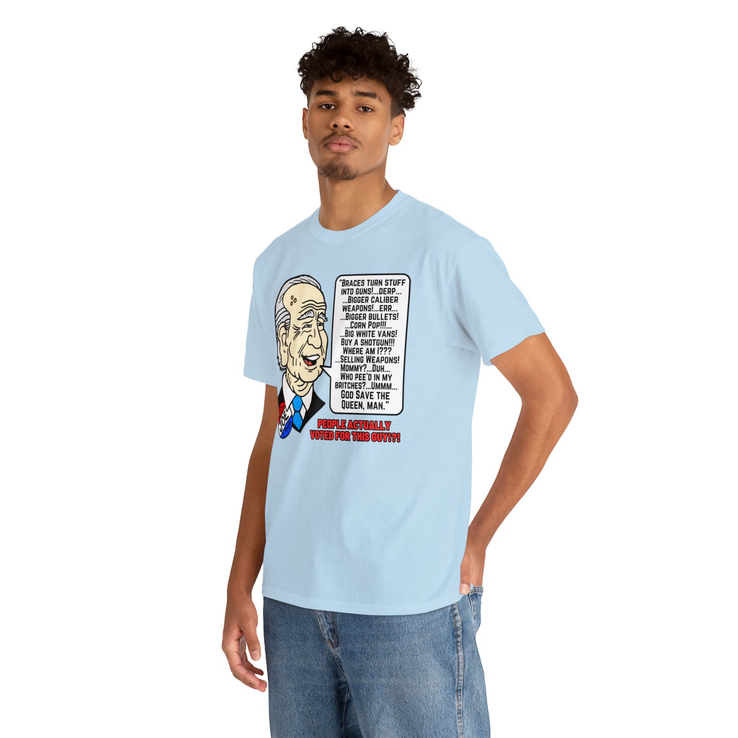 Biden Talk Unisex Heavy Cotton Tee