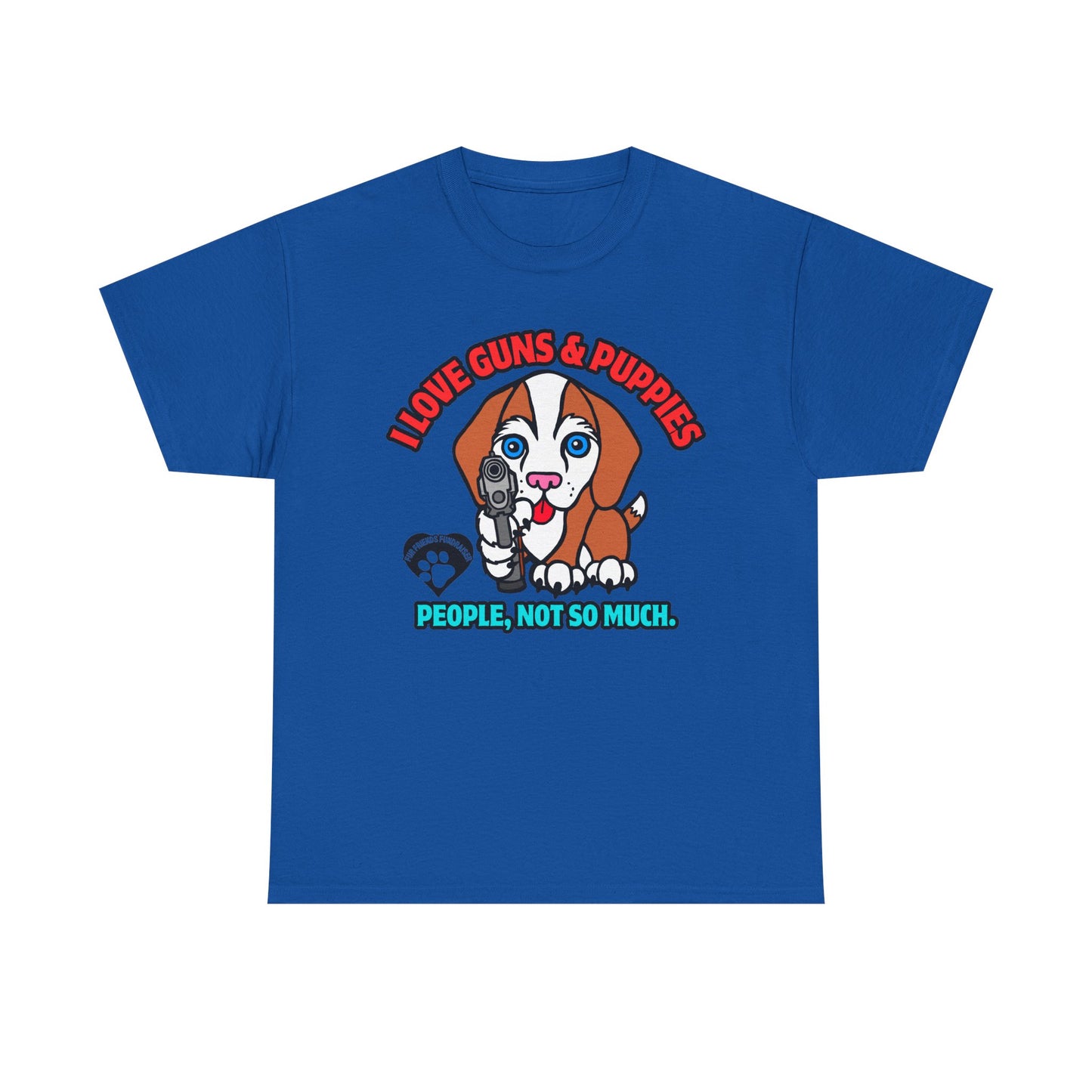 I LOVE Puppies! Unisex Heavy Cotton Tee