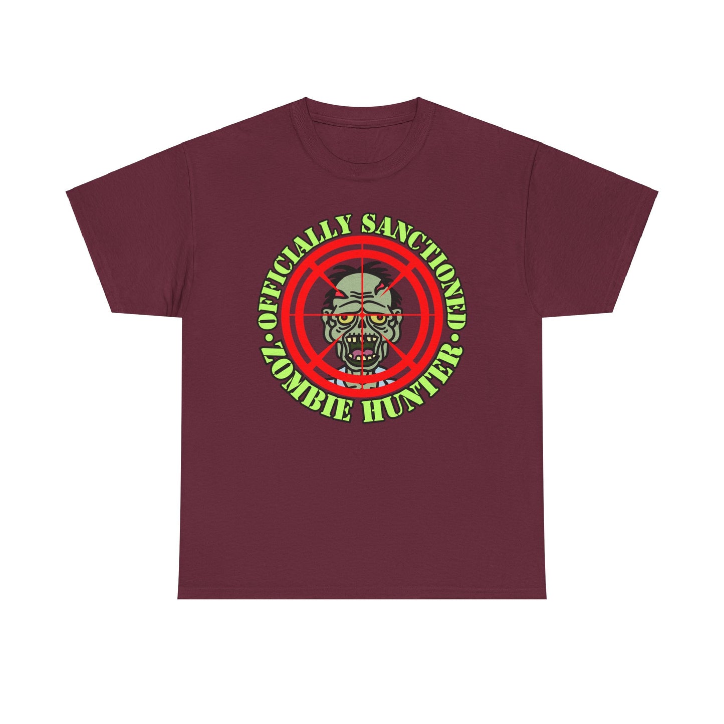 Zombie Hunter Unisex Heavy Cotton Tee