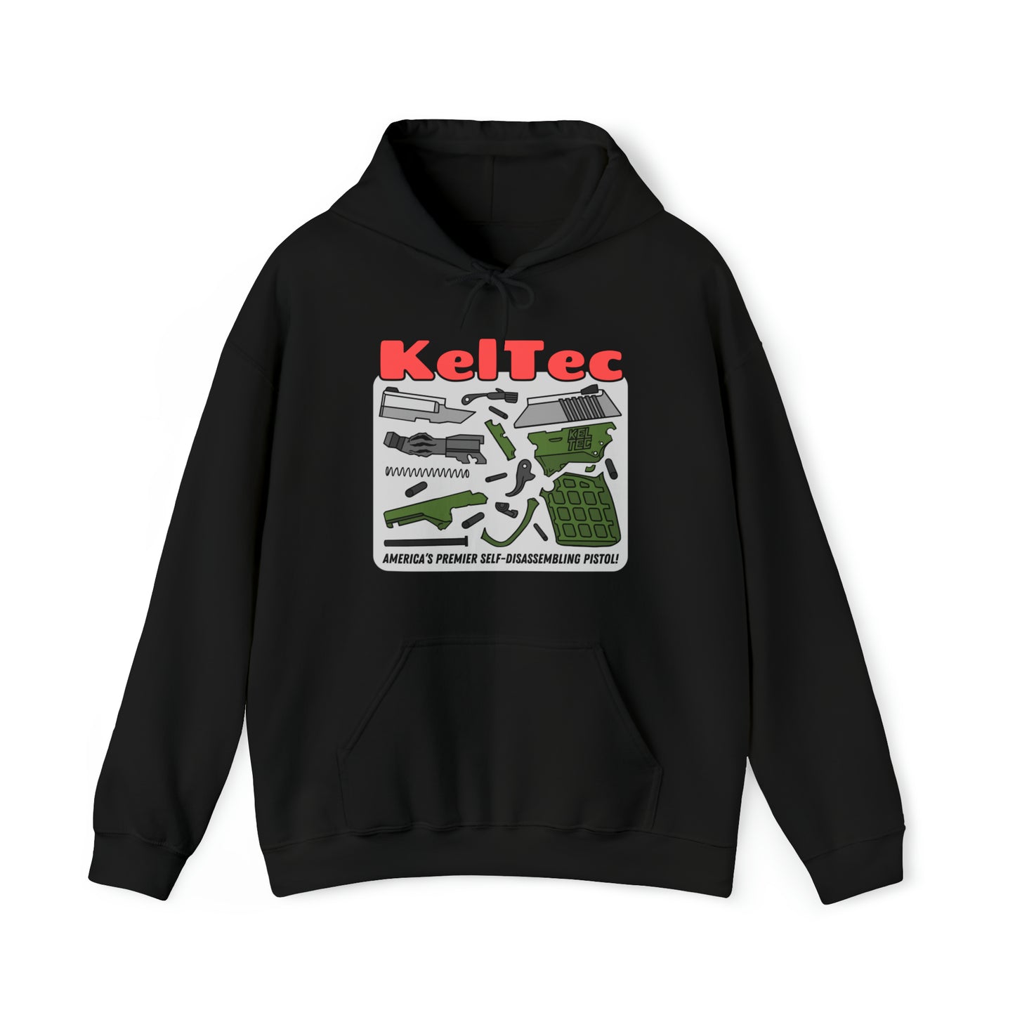 KELTEC Disassembled Unisex Heavy Blend™ Hooded Sweatshirt