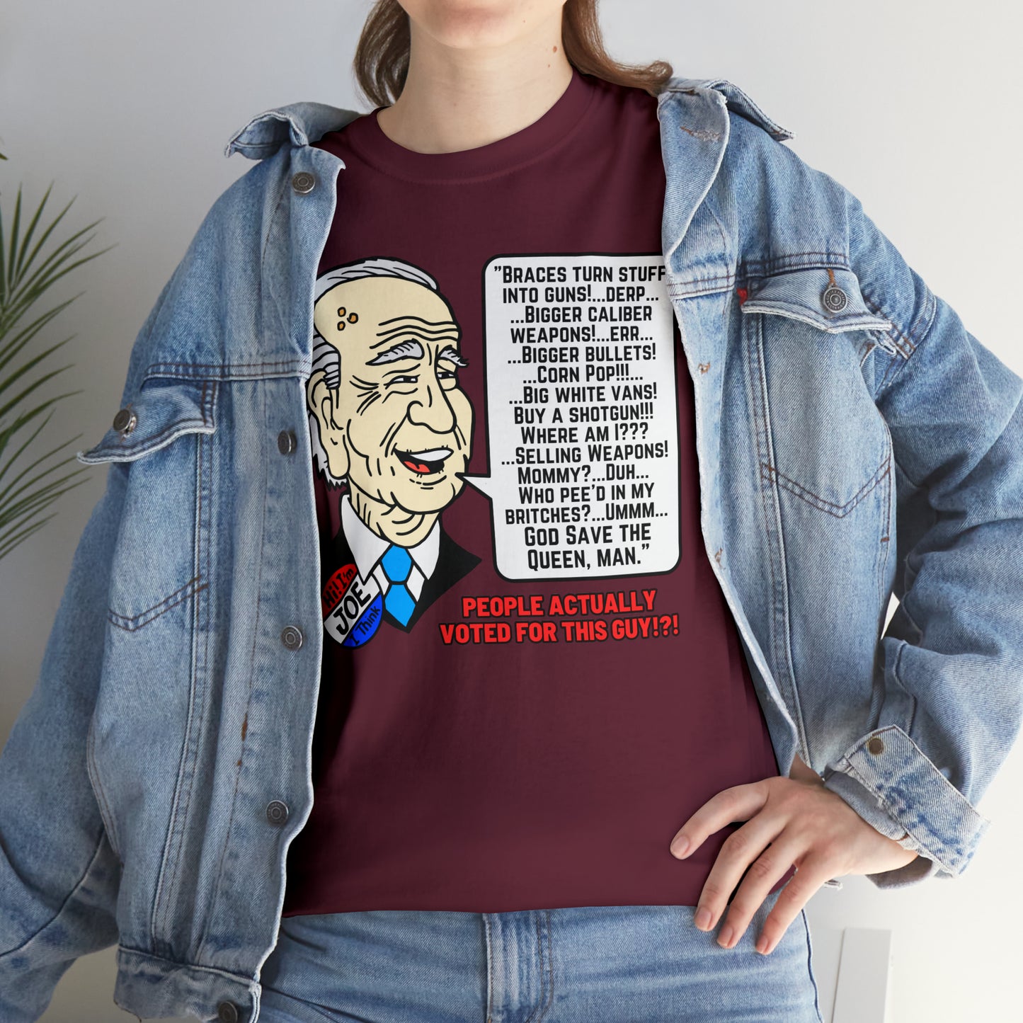 Biden Talk Unisex Heavy Cotton Tee