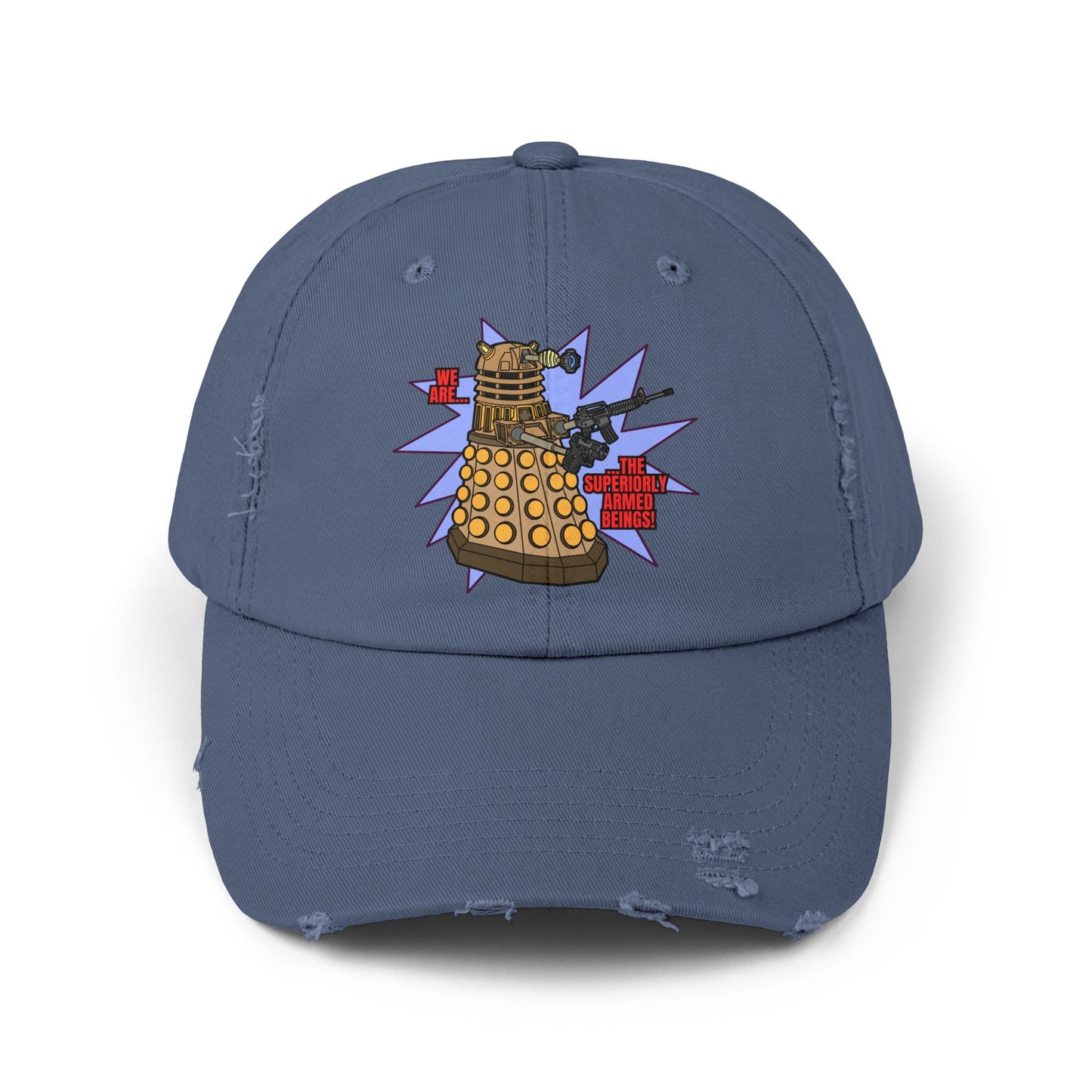 "Dalek" Superiorly Armed Beings! Unisex Distressed Cap