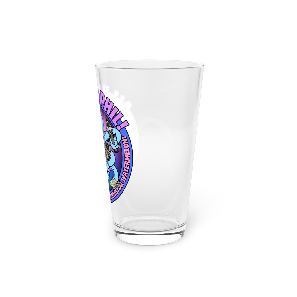 Cosmic Octopus Pint Glass, 16oz
