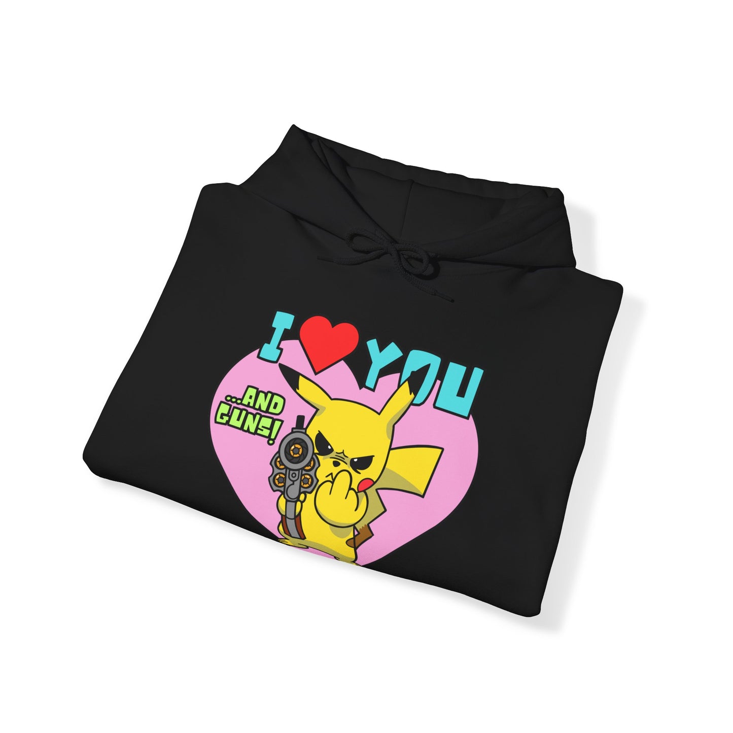 I Love You & Guns! Unisex Heavy Blend™ Hooded Sweatshirt