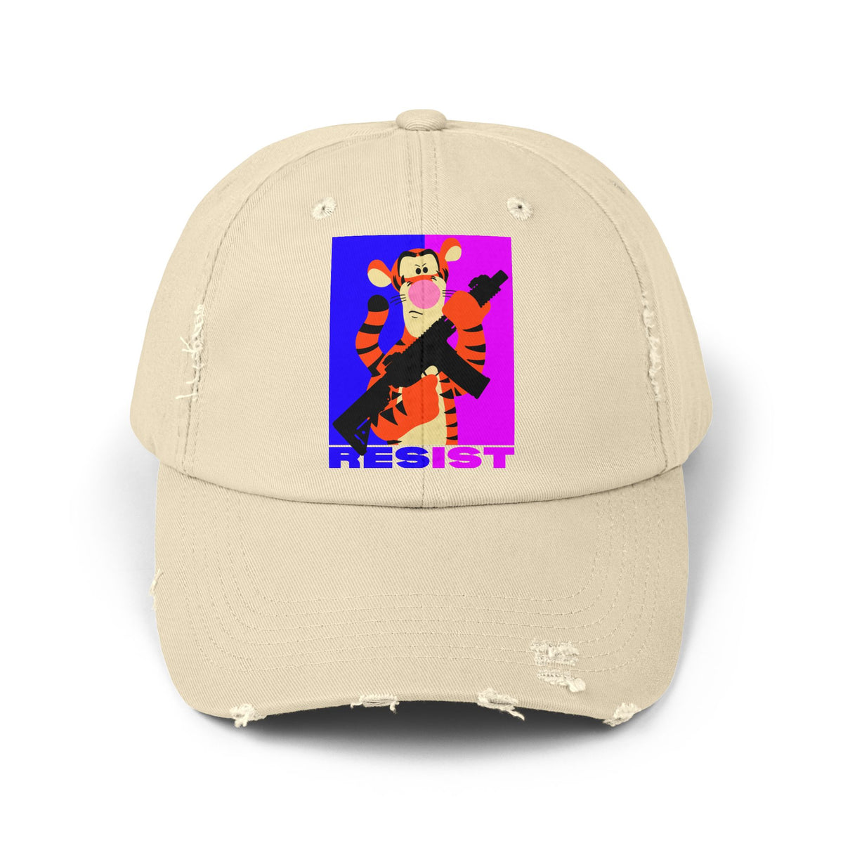 Resist! Unisex Distressed Cap