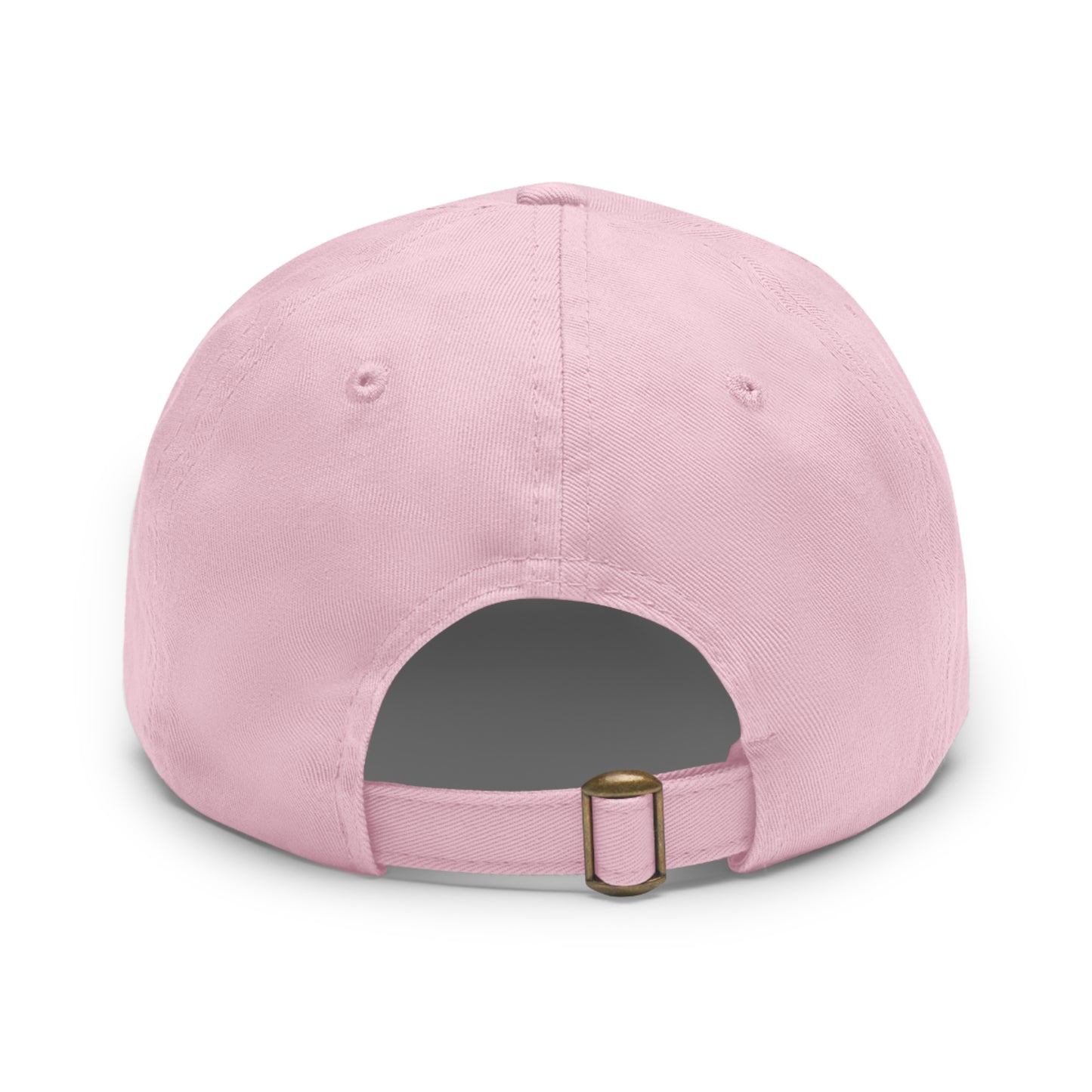 All Hail Phil! (clr) Dad Hat with Leather Patch (Round)