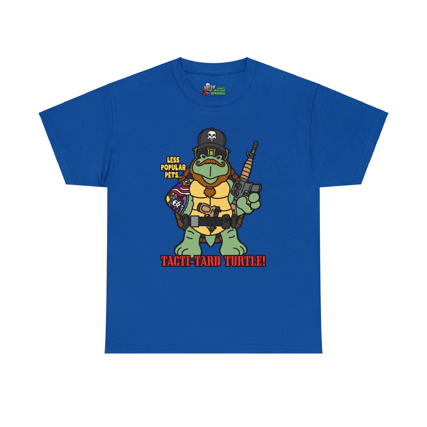 Tacti-Tard Turtle! Unisex Heavy Cotton Tee