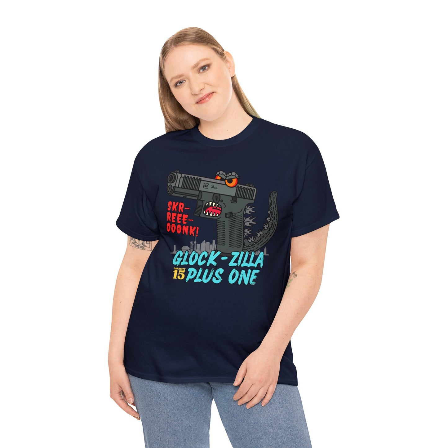 Glock-zilla! Unisex Heavy Cotton Tee