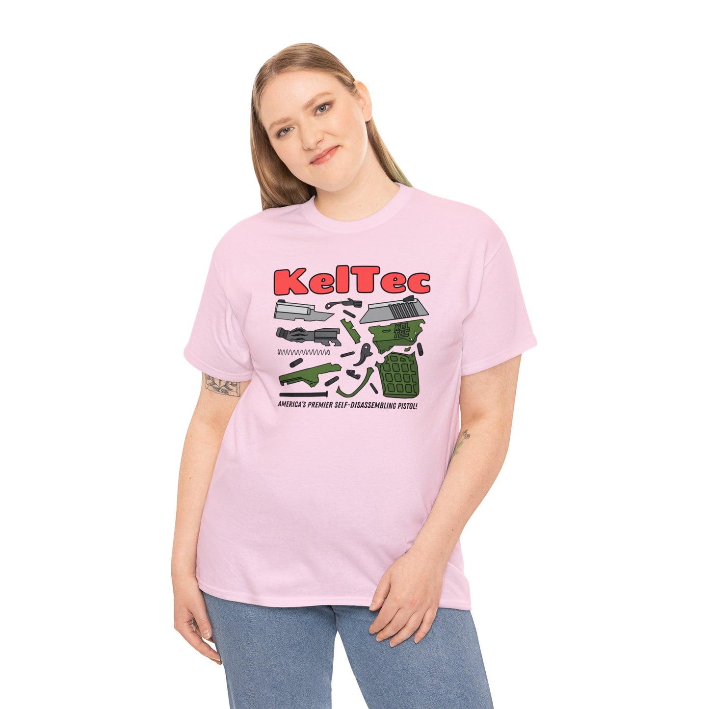KelTec Disassembled Unisex Heavy Cotton Tee