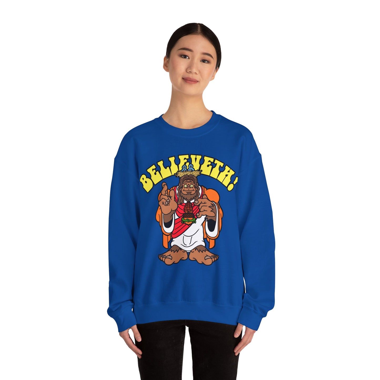 Believeth! Unisex Heavy Blend™ Crewneck Sweatshirt