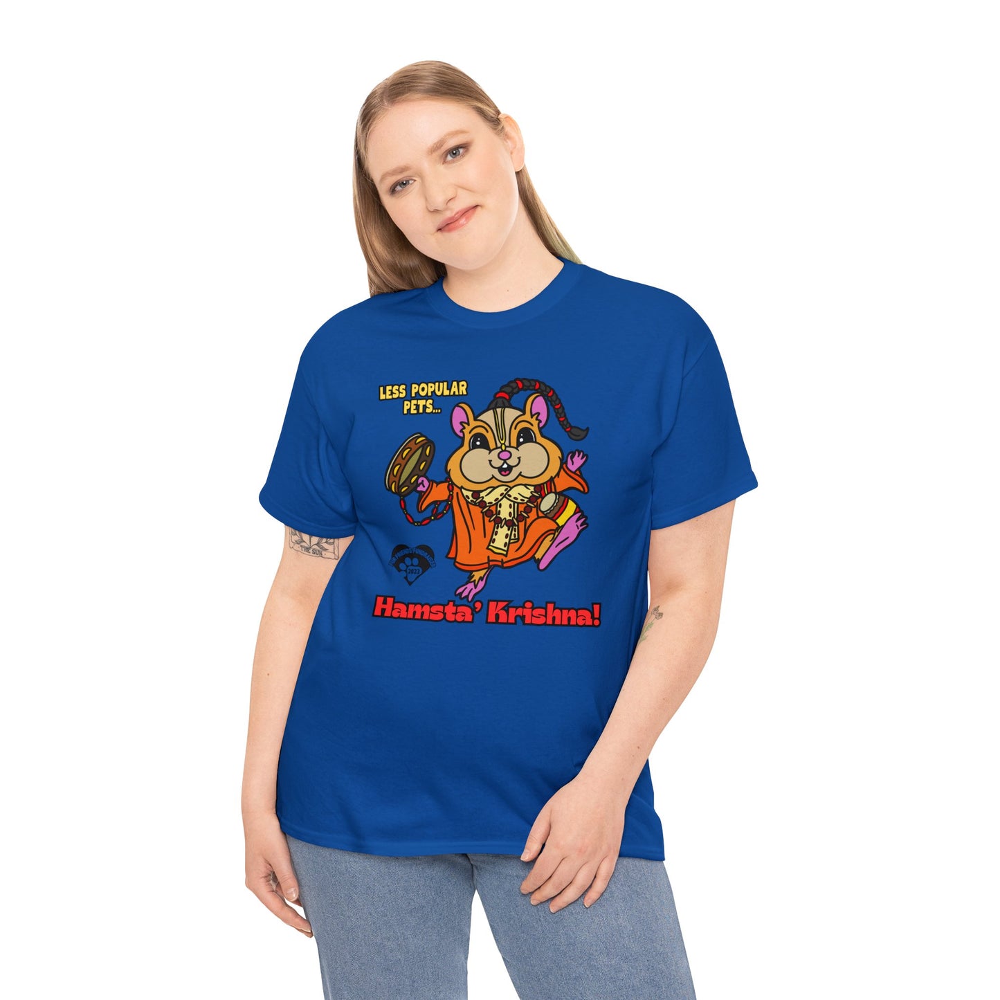 Hamsta' Krishna! Unisex Heavy Cotton Tee