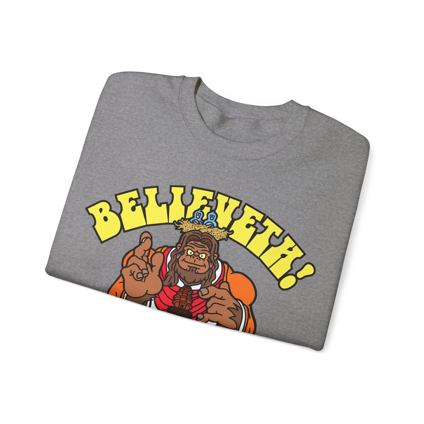 Believeth! Unisex Heavy Blend™ Crewneck Sweatshirt