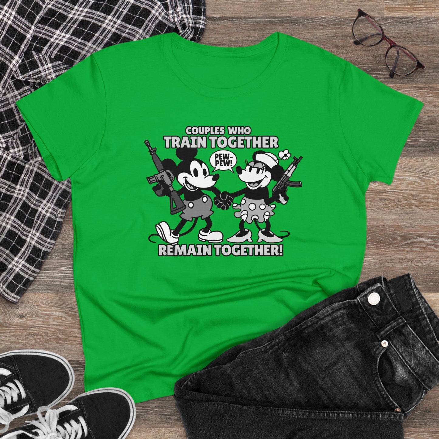 Couple's Therapy! Women's Midweight Cotton Tee