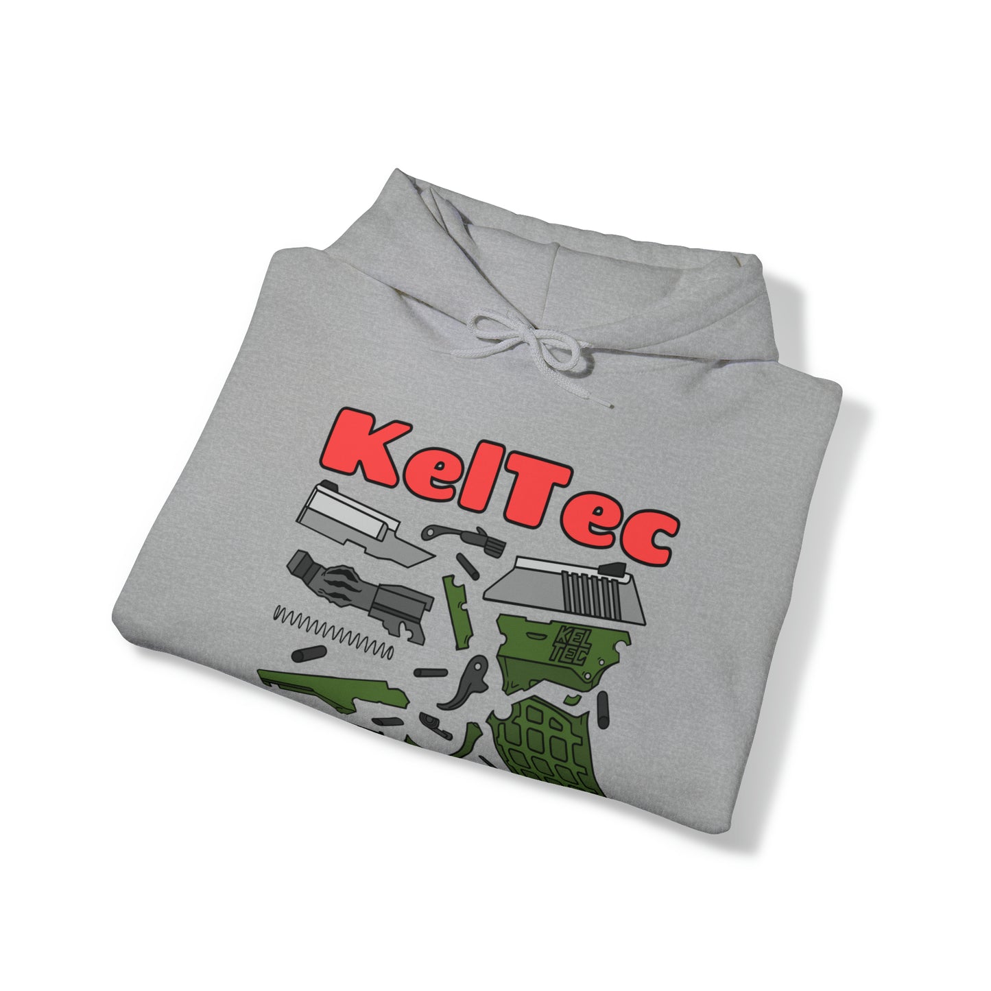 KELTEC Disassembled Unisex Heavy Blend™ Hooded Sweatshirt