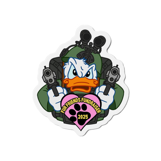 (FFF) Quack Attack! Die-Cut Magnets
