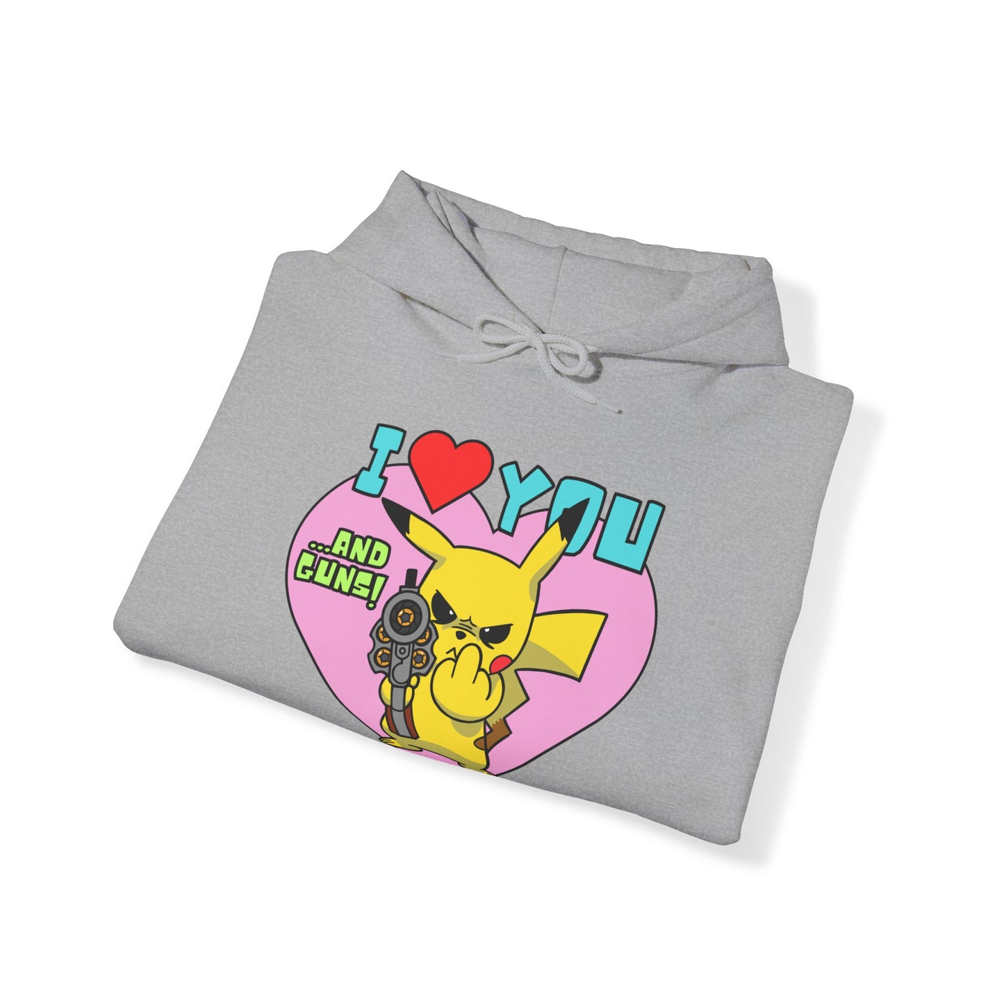 I Love You & Guns! Unisex Heavy Blend™ Hooded Sweatshirt
