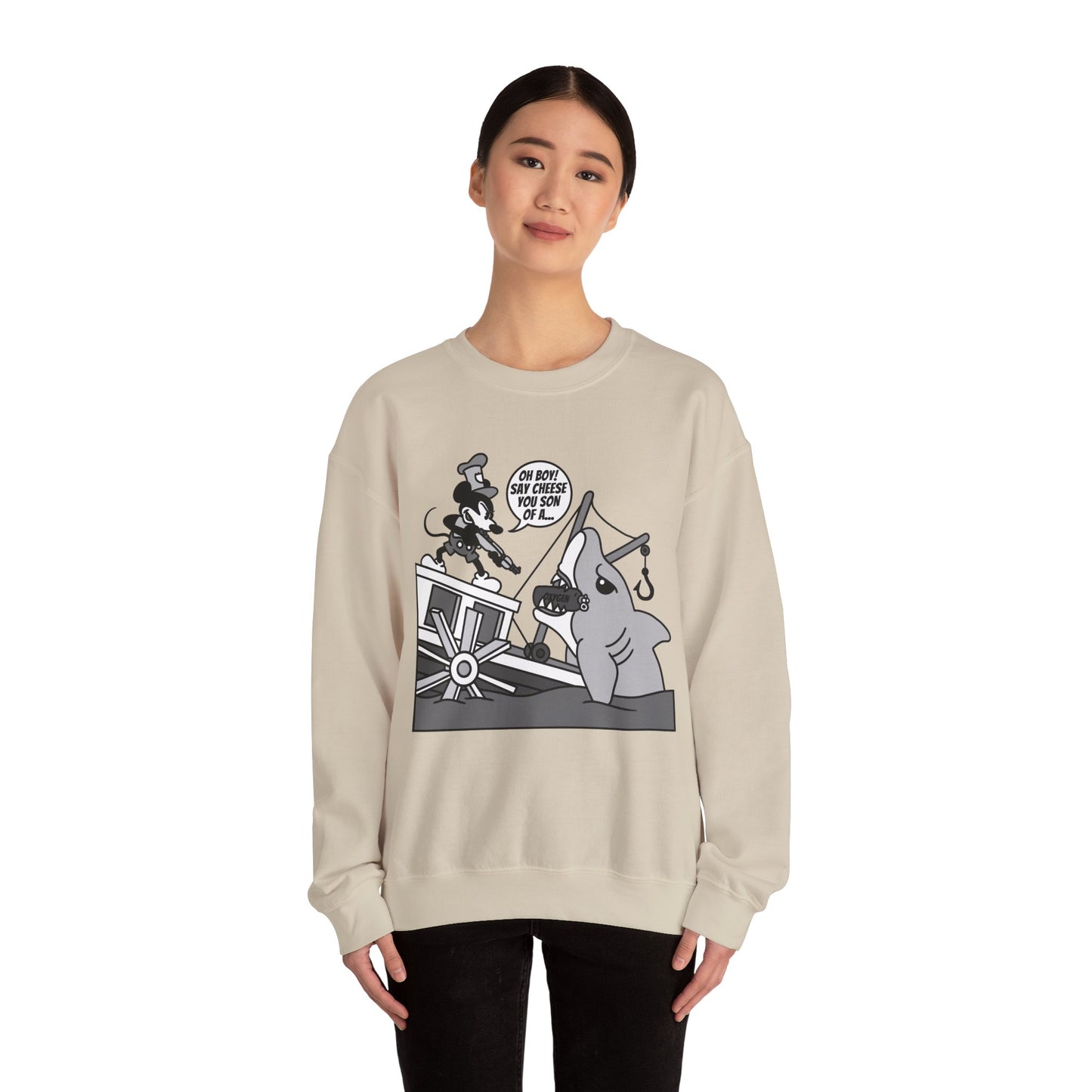 Willie vs. Bruce! Unisex Heavy Blend™ Crewneck Sweatshirt