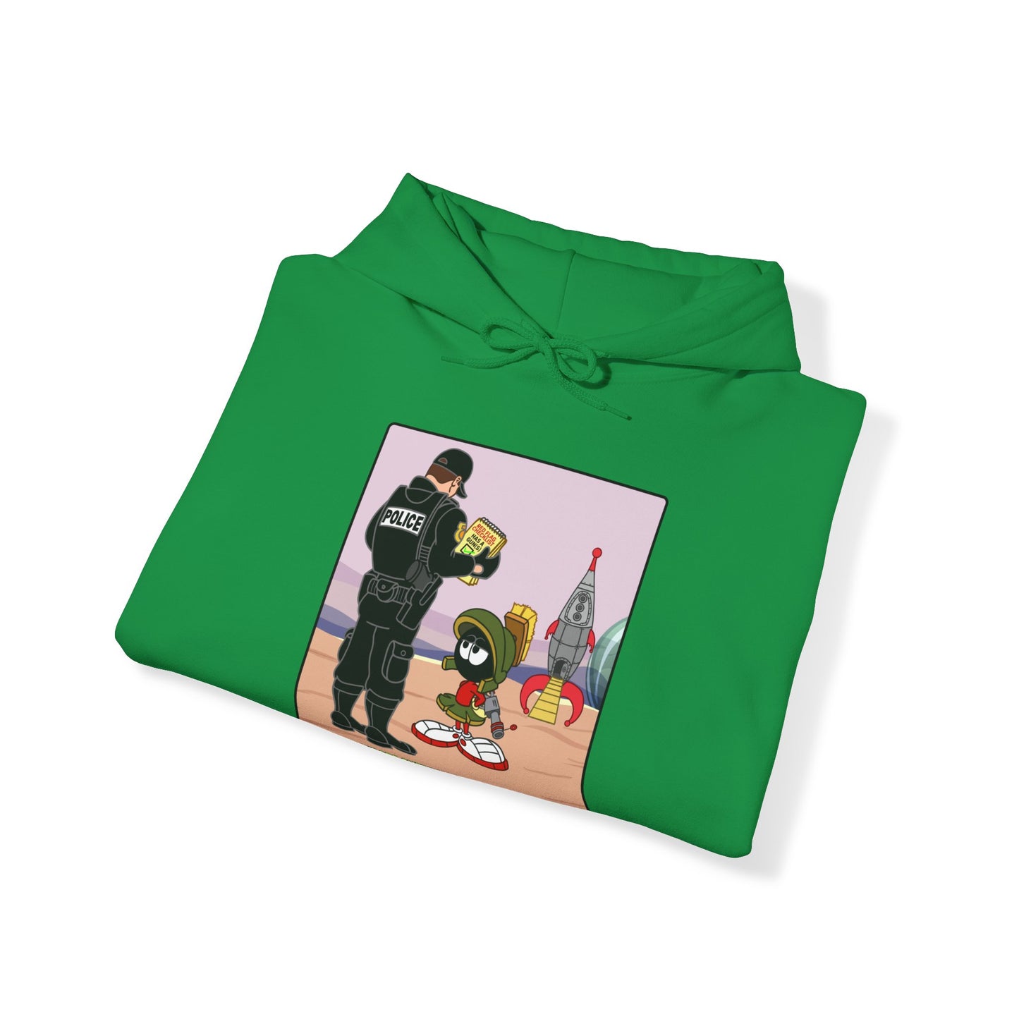 red Flagged & Green! Unisex Heavy Blend™ Hooded Sweatshirt