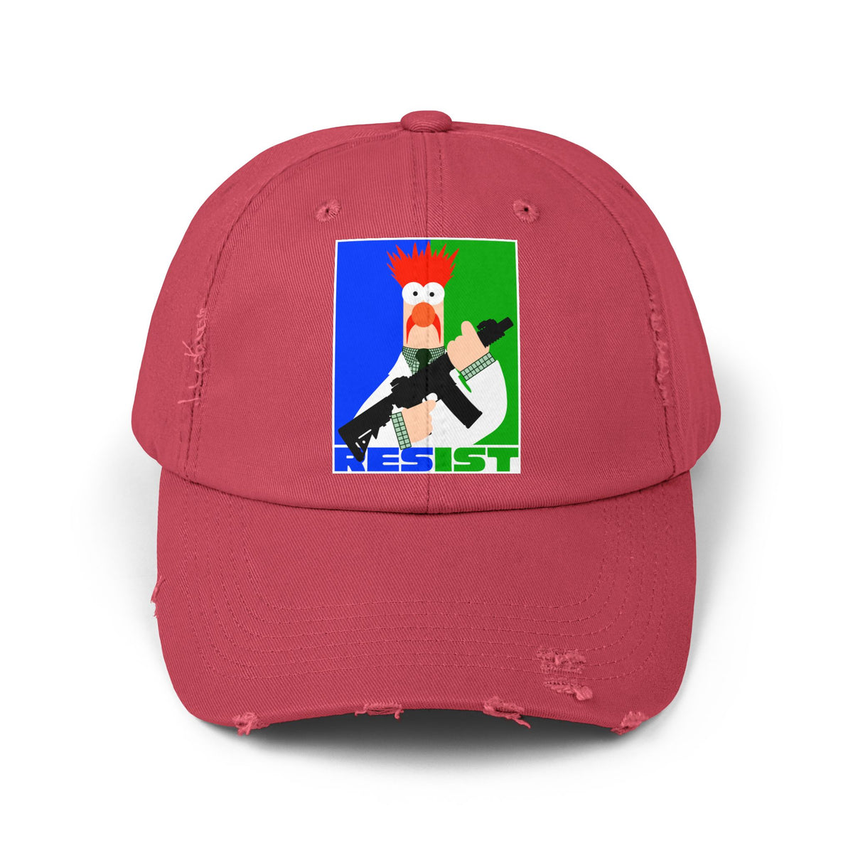 Resist! Unisex Distressed Cap