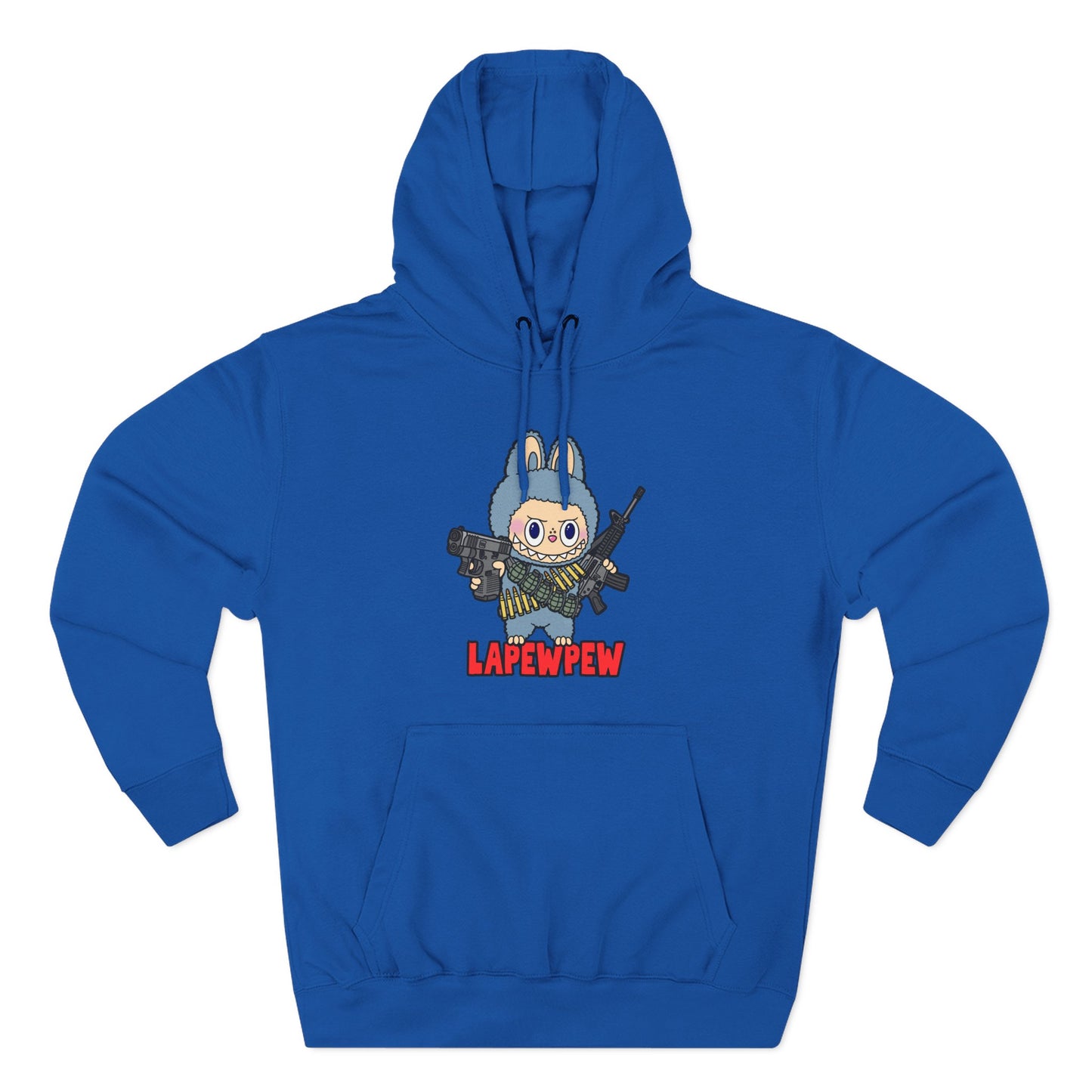 Lapewpew! Three-Panel Fleece Hoodie