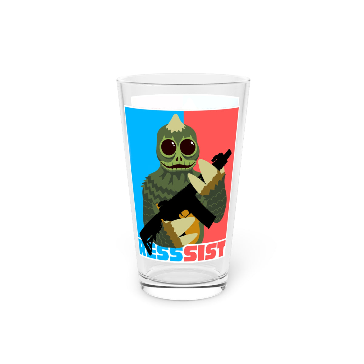 Resist! Pint Glass, 16oz