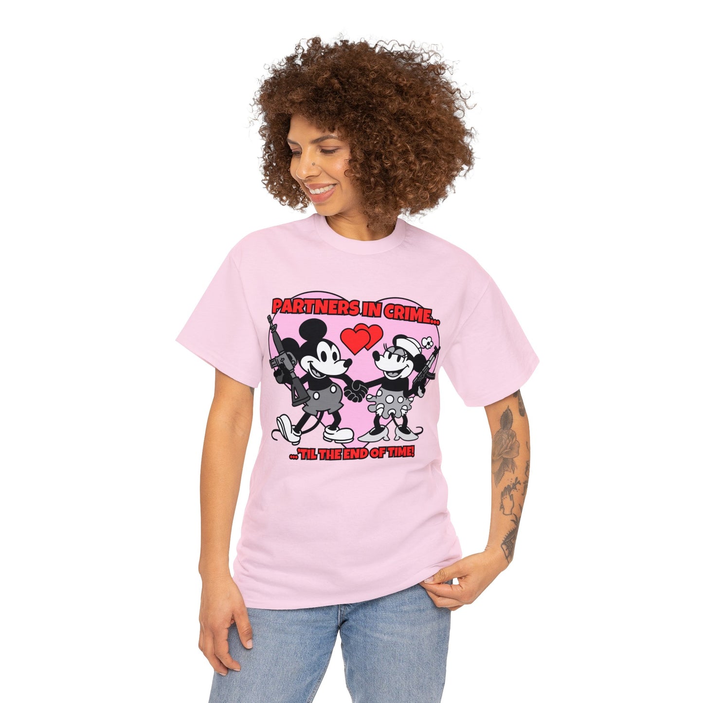 Partners in Crime! Unisex Heavy Cotton Tee