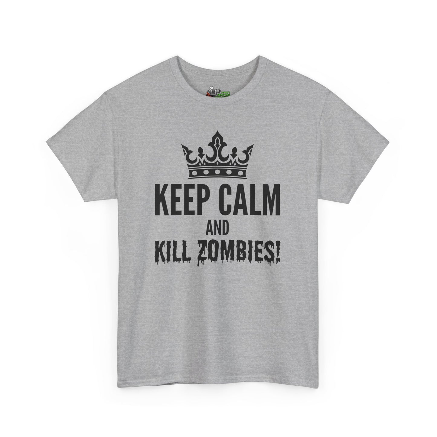 Keep Calm & Kill Zombies! Unisex Heavy Cotton Tee