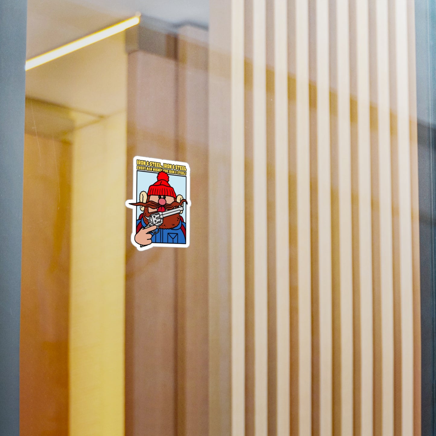 Iron & Steel! Kiss-Cut Vinyl Decals