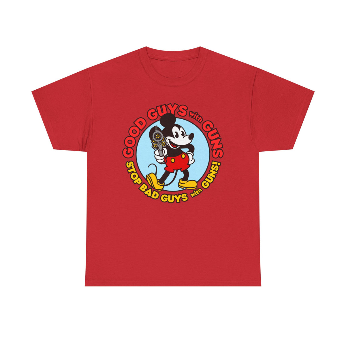 Good Guys with Guns! (V2) Unisex Heavy Cotton Tee
