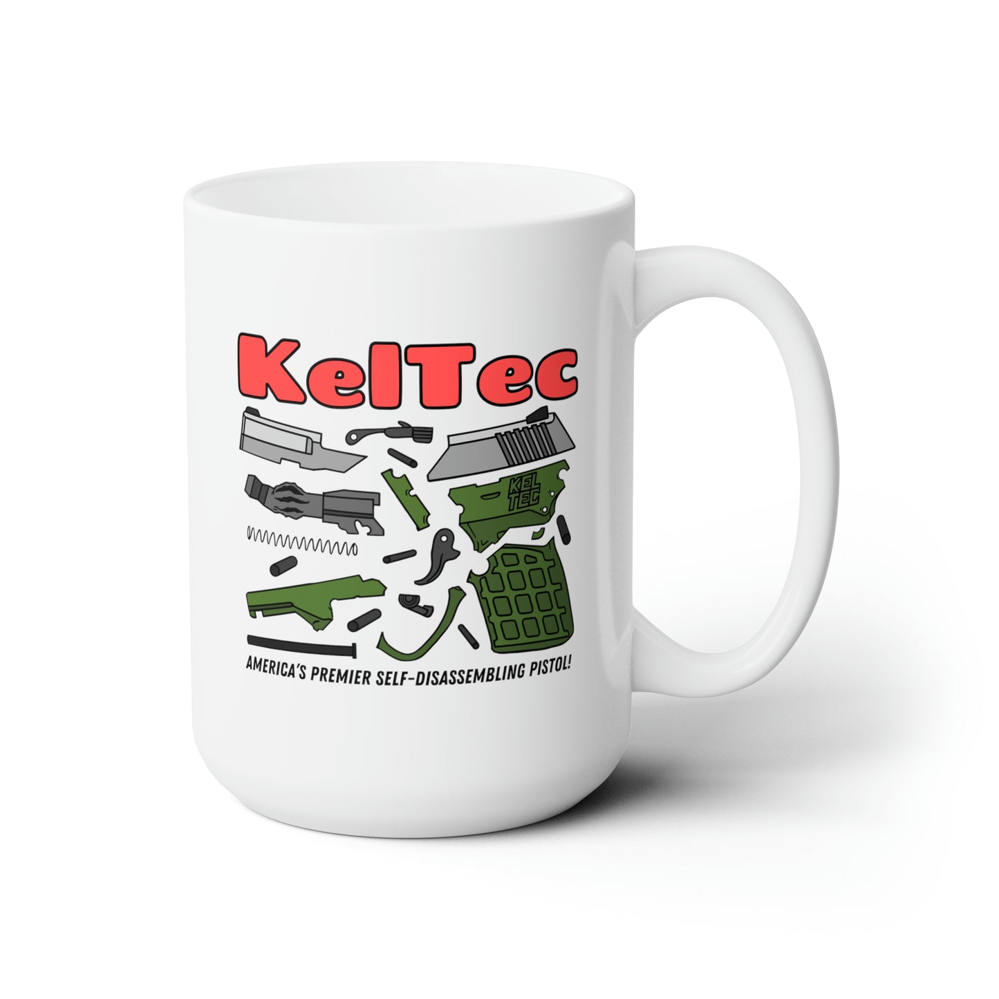 KELTEC Disassembled Ceramic Mug 15oz