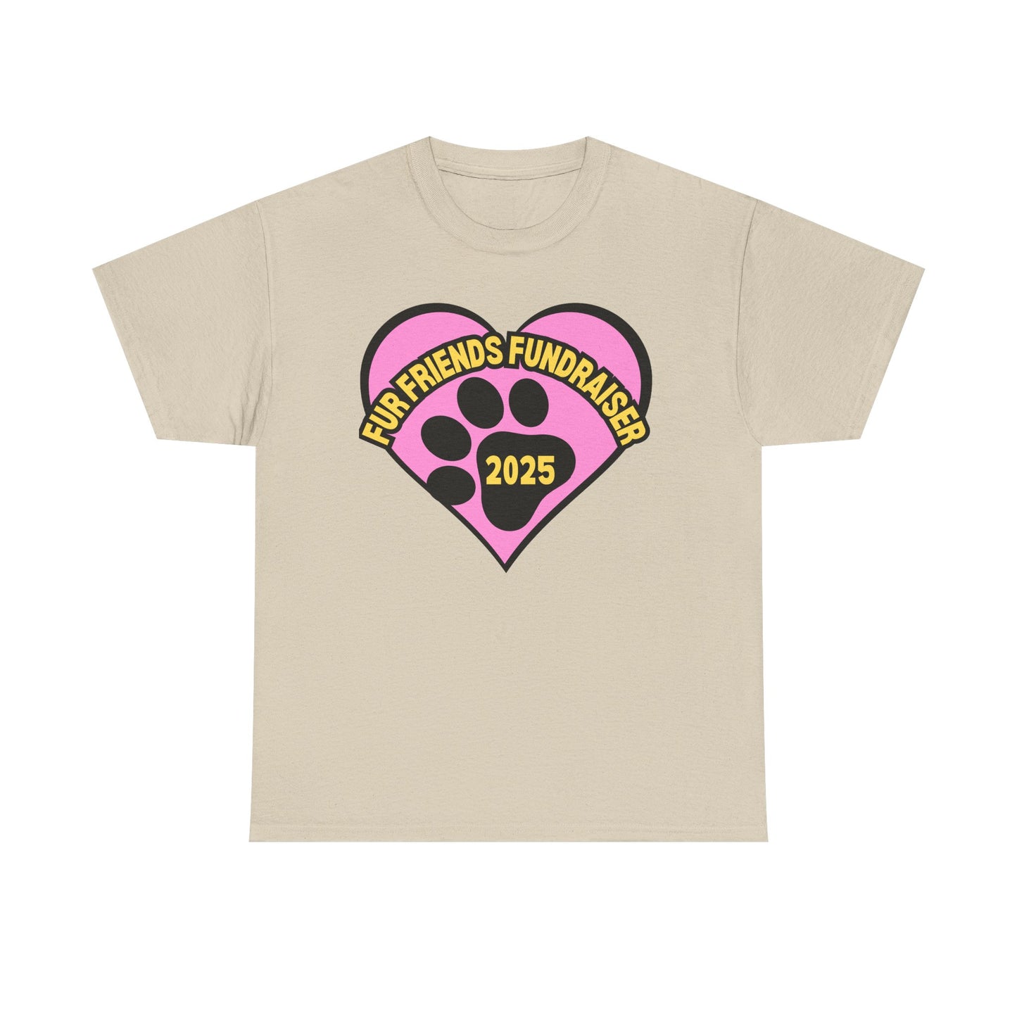 (FFF) Fur Friends Fundraiser '25 Unisex Heavy Cotton Tee