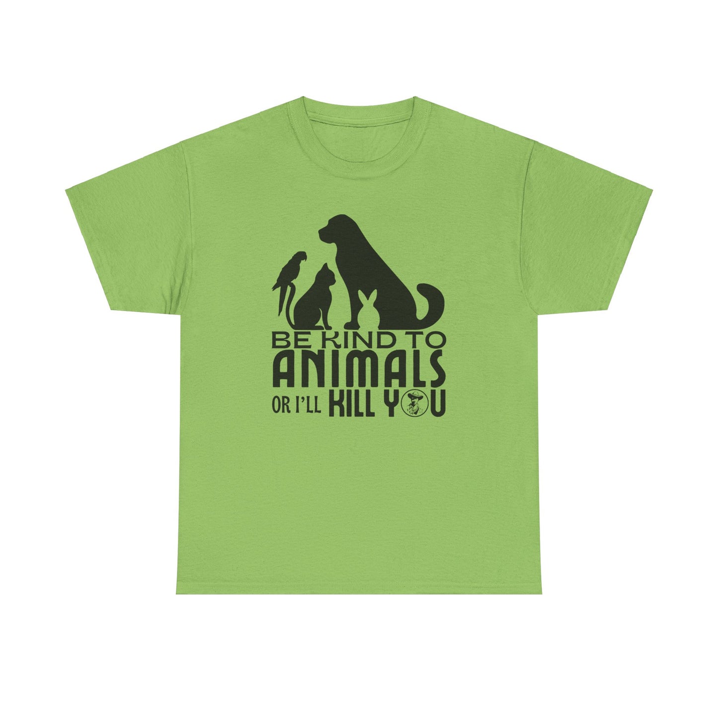 Be Kind to Animals! Unisex Heavy Cotton Tee