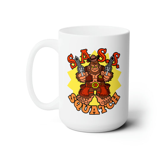 SASS Squatch Ceramic Mug 15oz